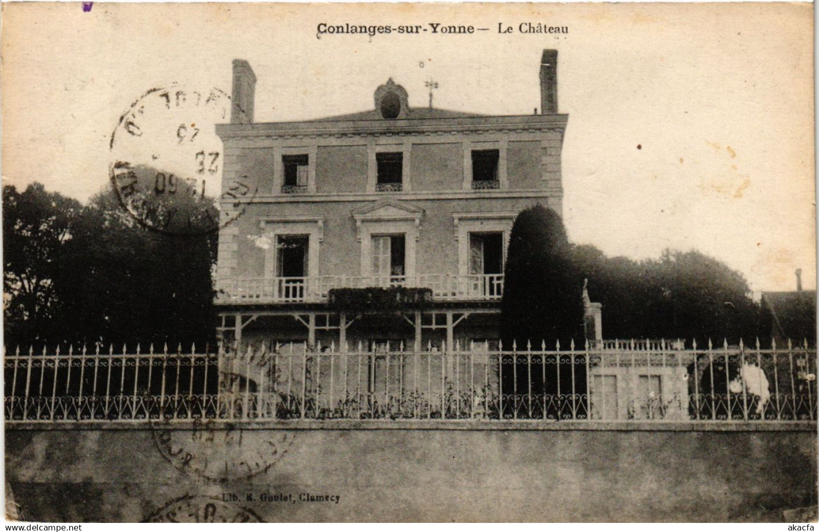 CPA COULANGES-sur-YONNE - Le Chateau (357876)