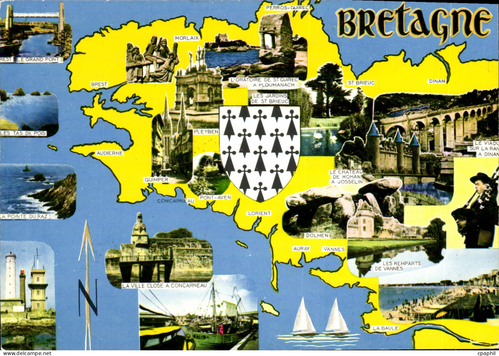 CPA Couleurs de Bretagne La Bretagne Pittoresque