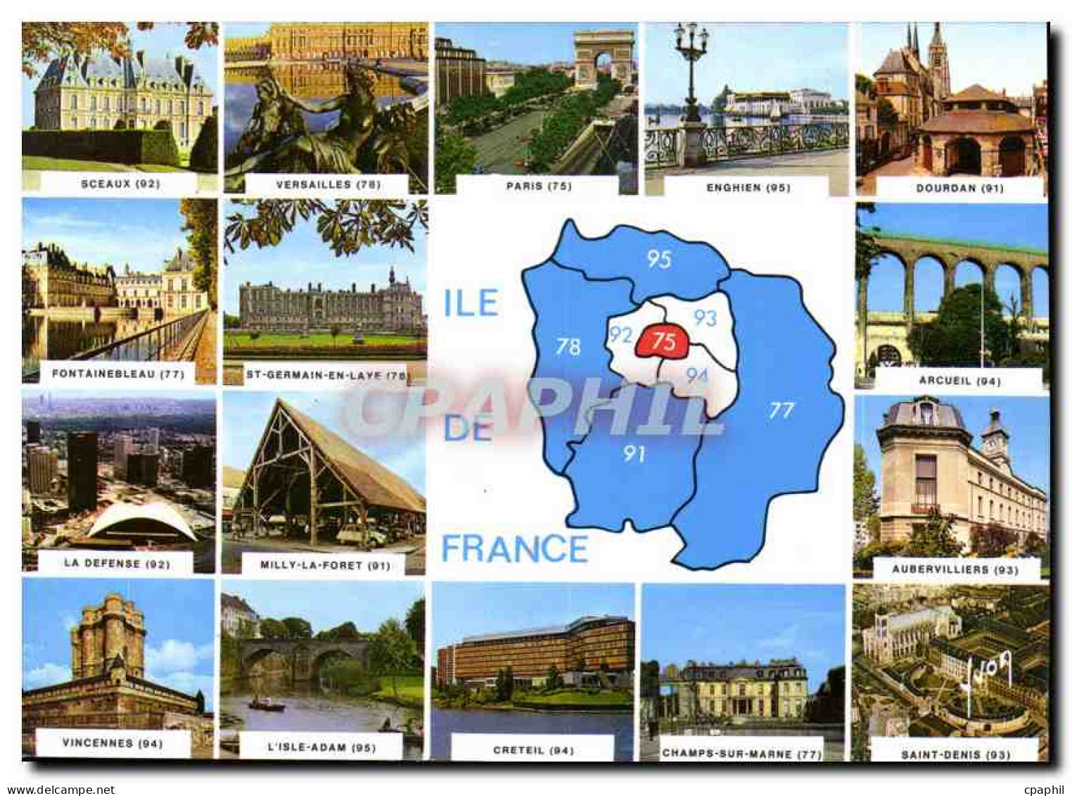CPA Couleurs et Lumiere de France En Parcourant l'Ile de France