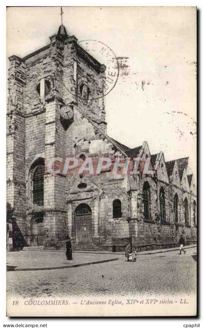 CPA Coulommiers L ancienne eglise