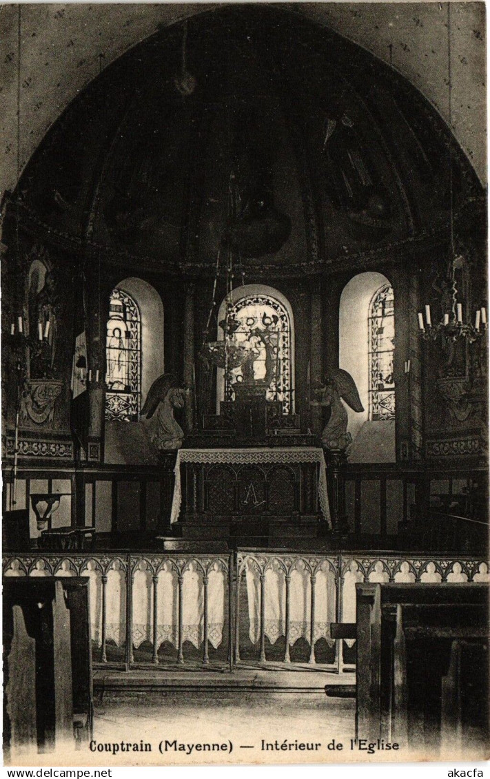 CPA Couptrain - Interieure de l'eglise (191672)