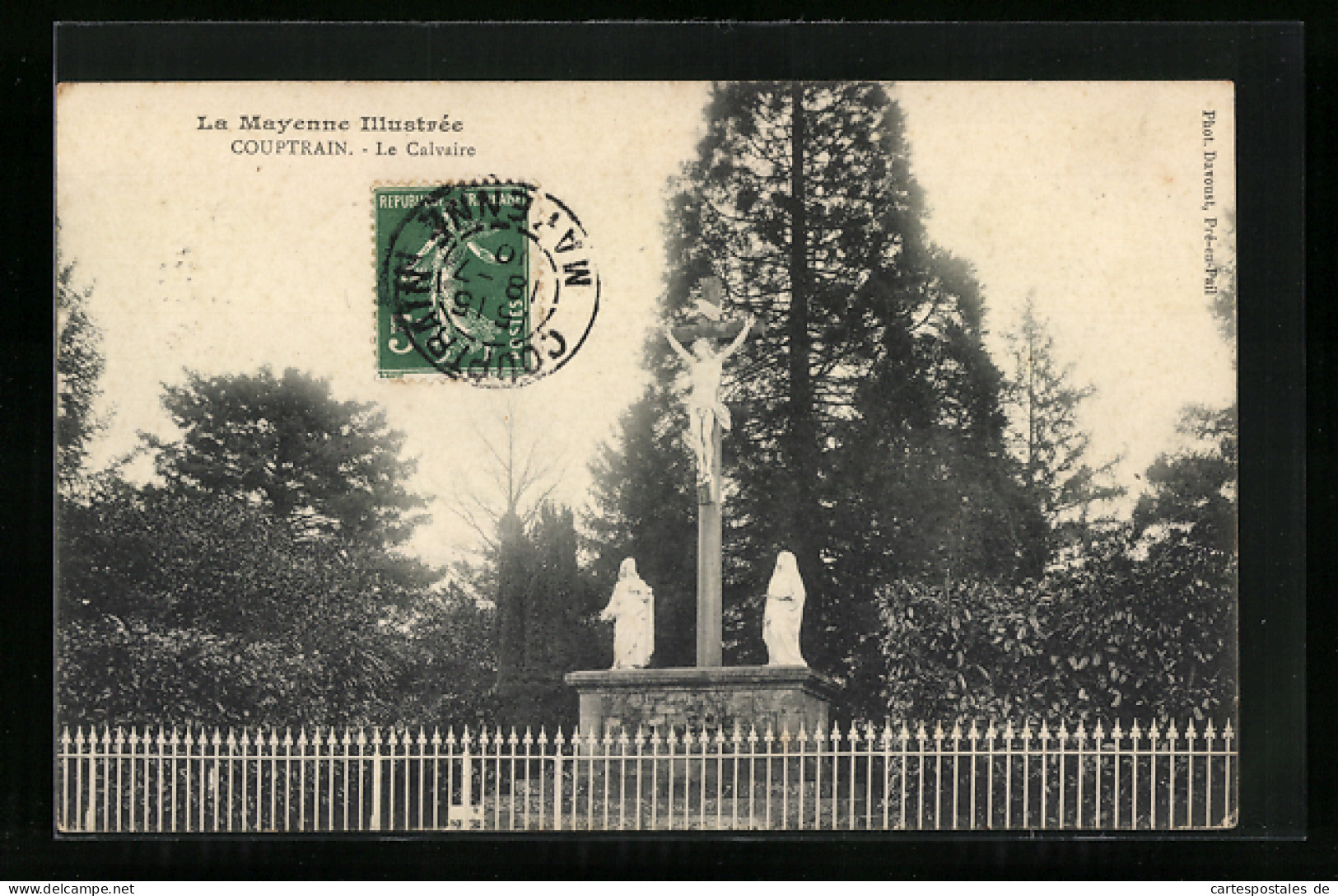 CPA Couptrain, Le Calvaire