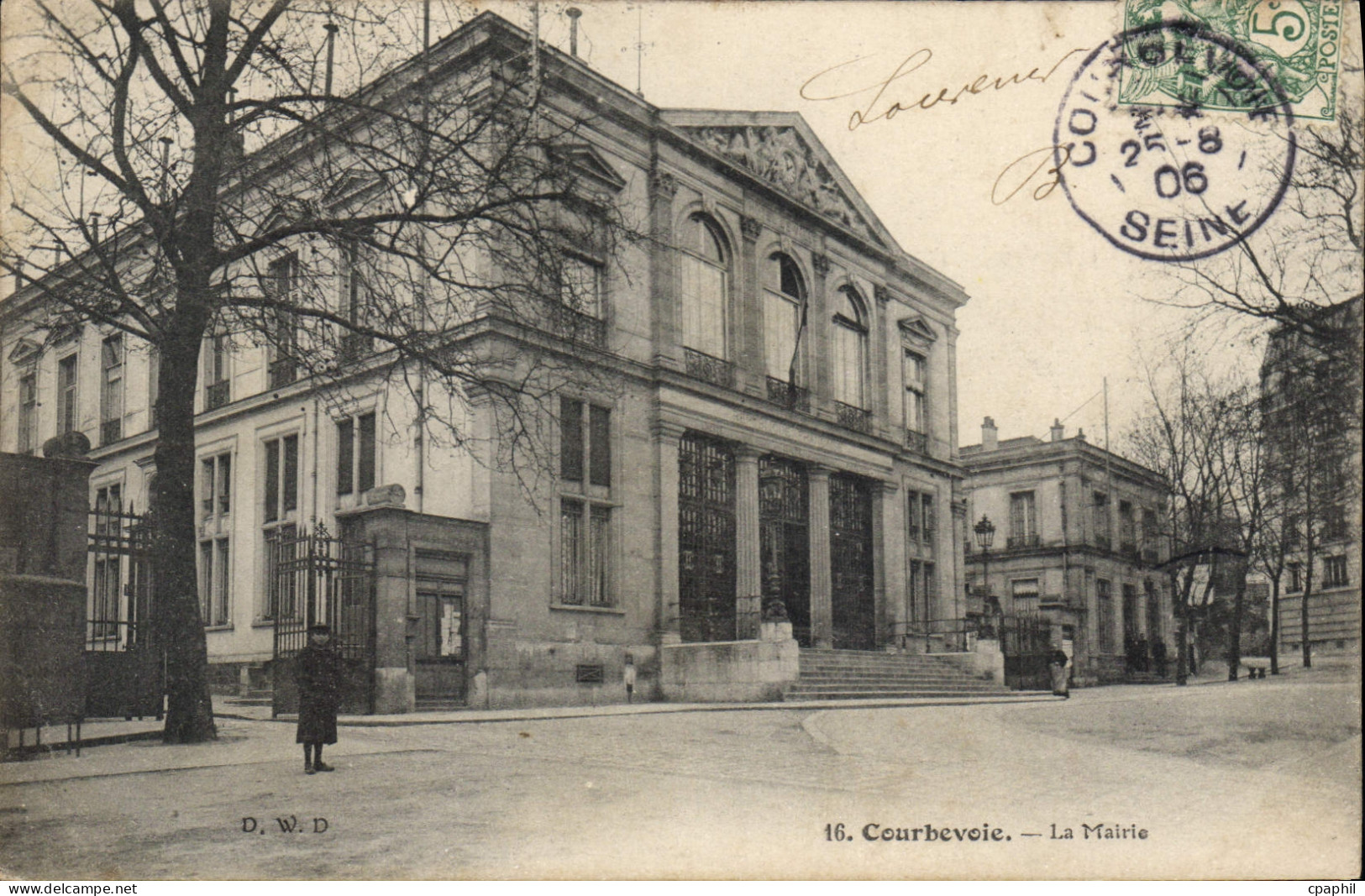 CPA Courbevoie La Mairie
