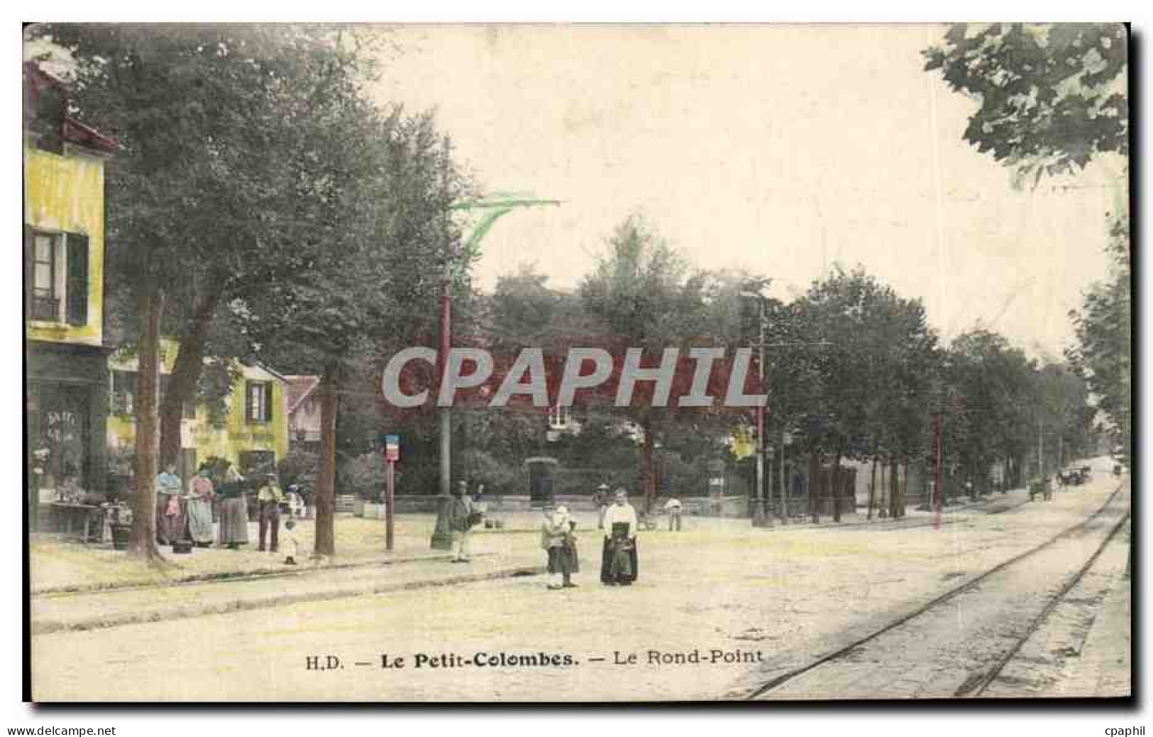 CPA Courbevoie Le Rond Point