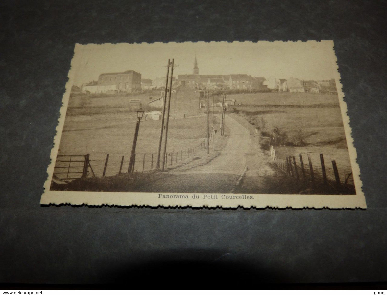 Cpa Courcelles Panorama du Petit Courcelles