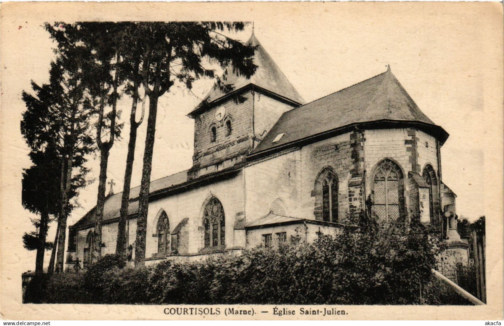 CPA COURTISOLS - Église St-JULIEN (364285)