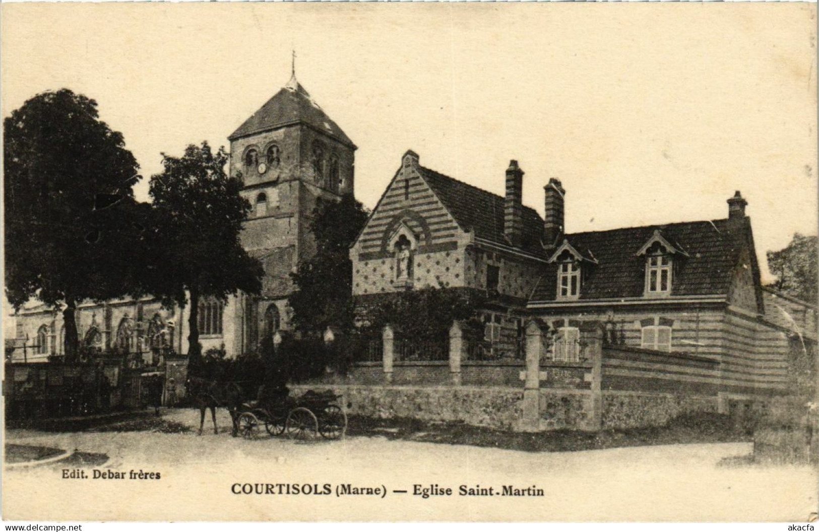 CPA COURTISOLS - Église St-MARTIN (109853)