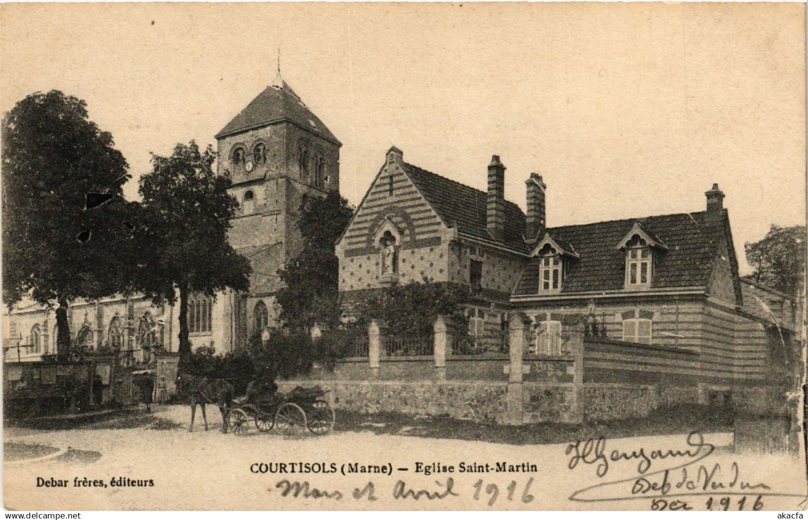 CPA COURTISOLS - Église St-MARTIN (364284)