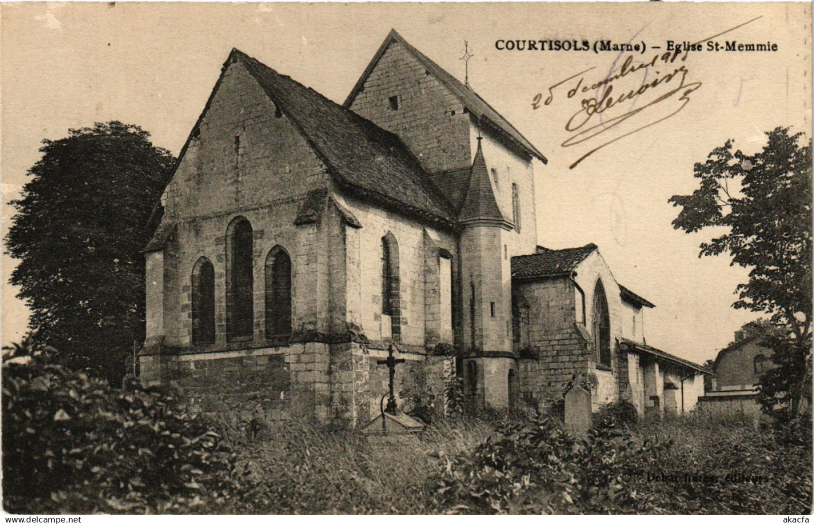 CPA COURTISOLS - Église St-Memmie (364283)