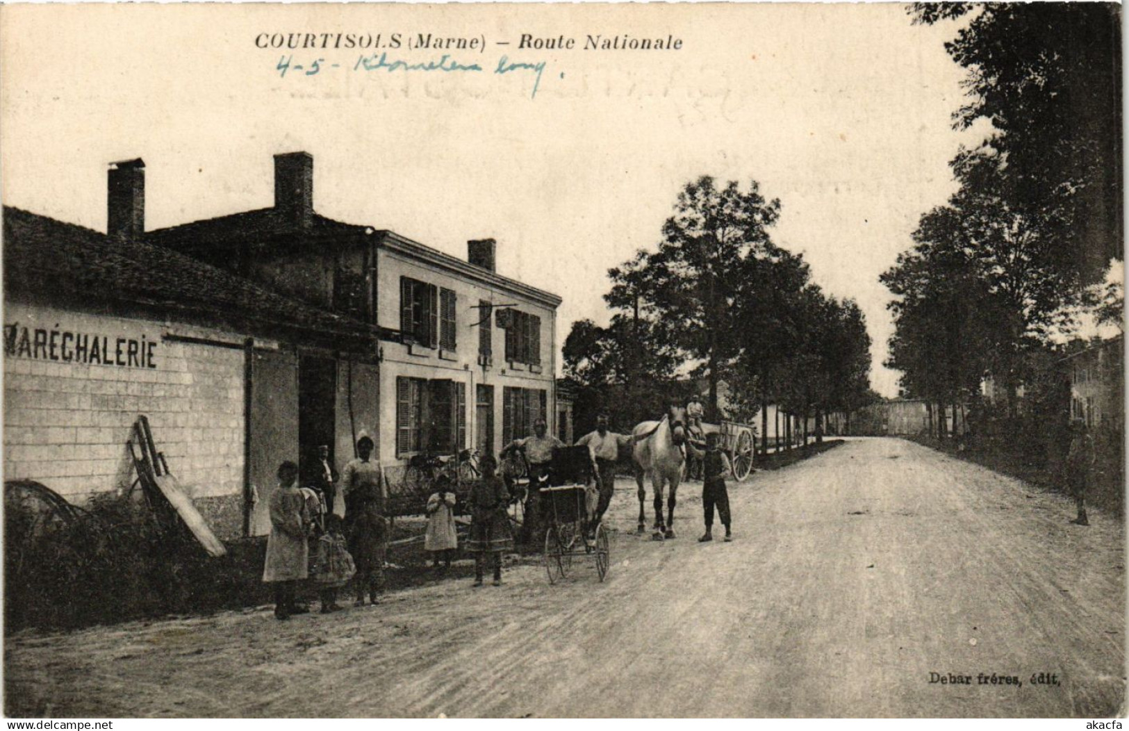 CPA COURTISOLS - Route Nationale (364865)