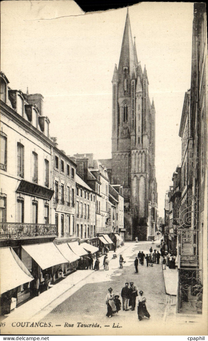 CPA Coutances Rue Taucrede