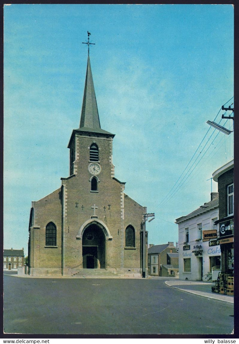 +++ CPA - CPSM - JEMEPPE SUR SAMBRE - Eglise et Place Communale  //