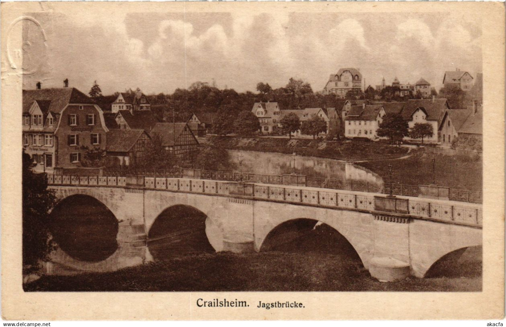 CPA Crailsheim Jagstbrucke (922543)