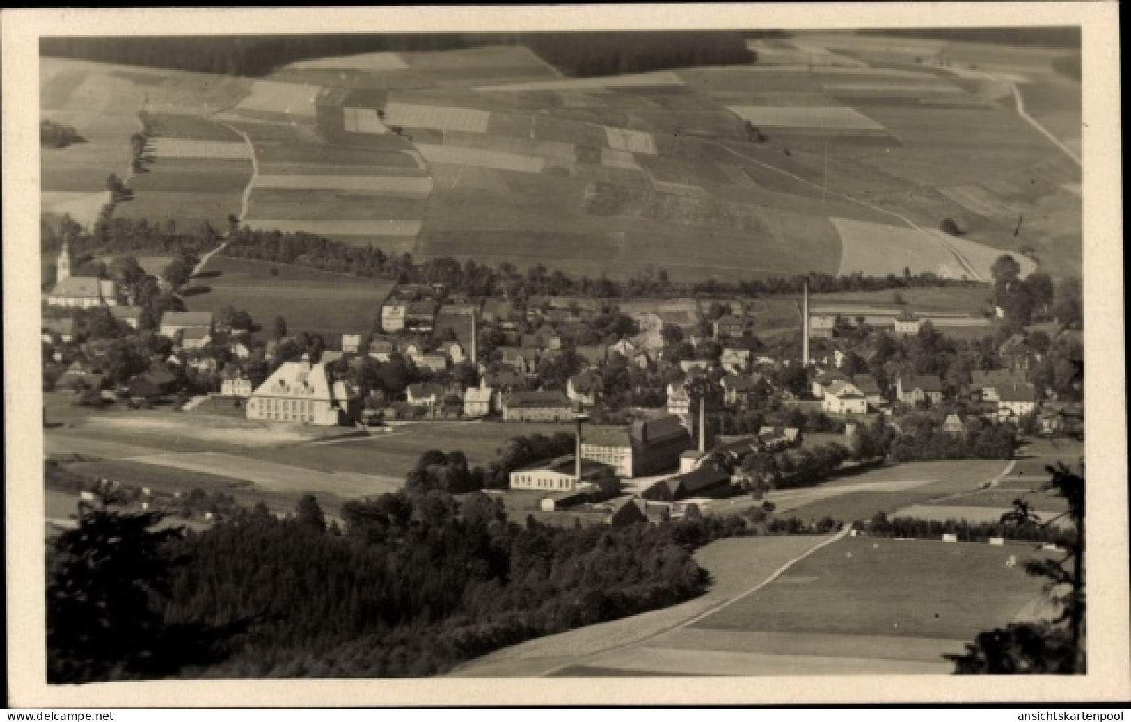 CPA Cranzahl Sehmatal im Erzgebirge, Panorama