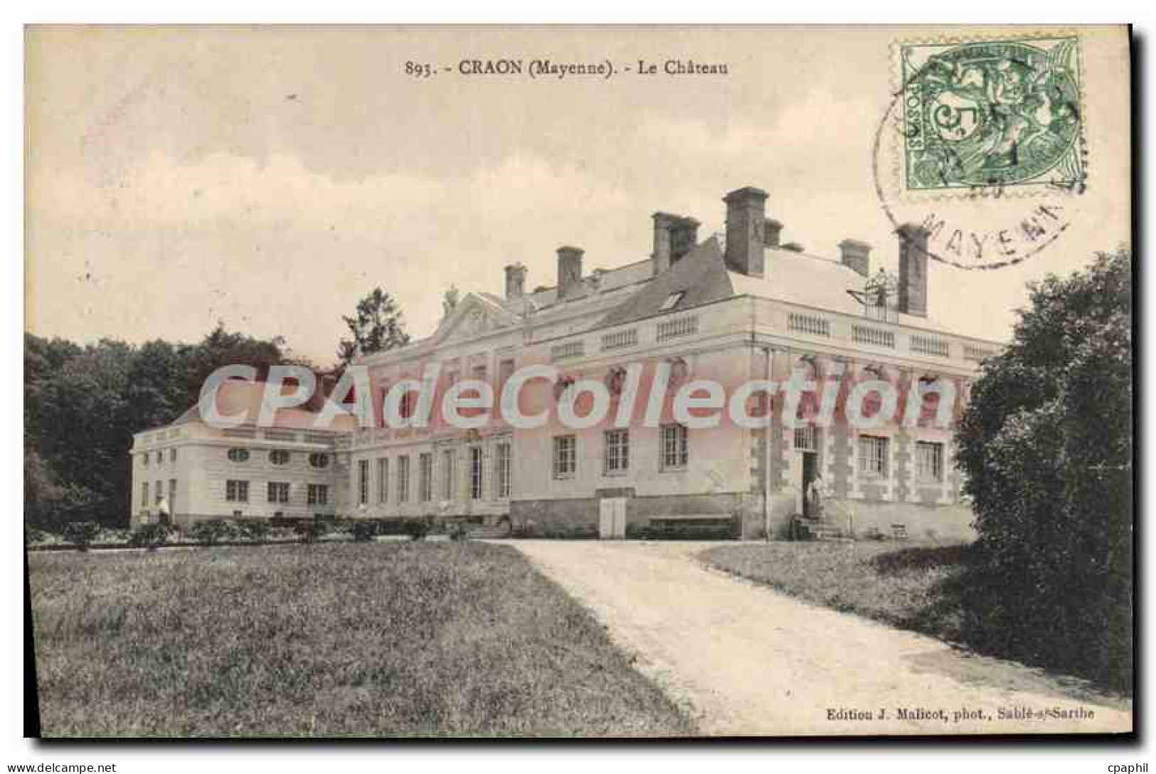 CPA Craon Le Chateau