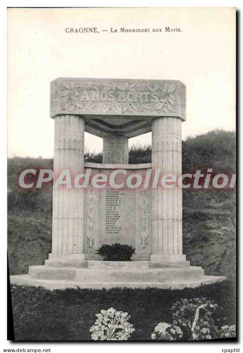 CPA Craonne le Monument aux Morts