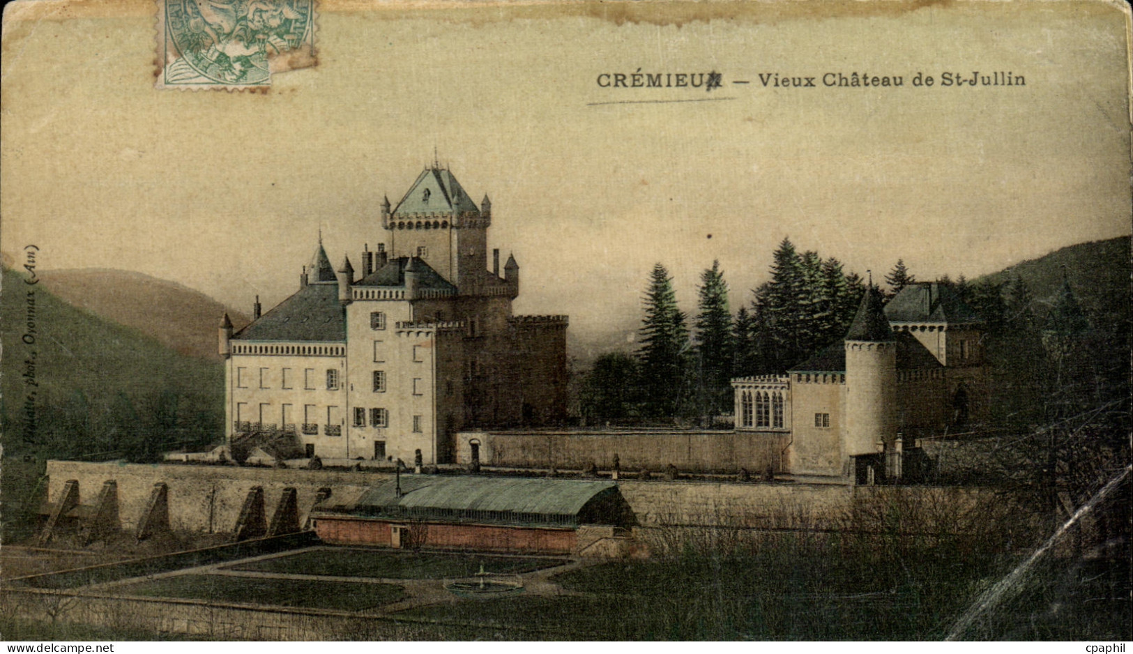 CPA Cremieu Vieux chateau de St Jullin