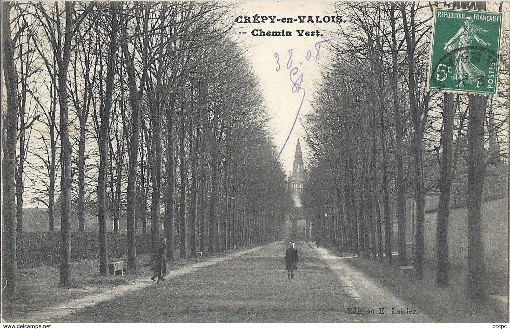 CPA Crépy-en-Valois Chemin Vert