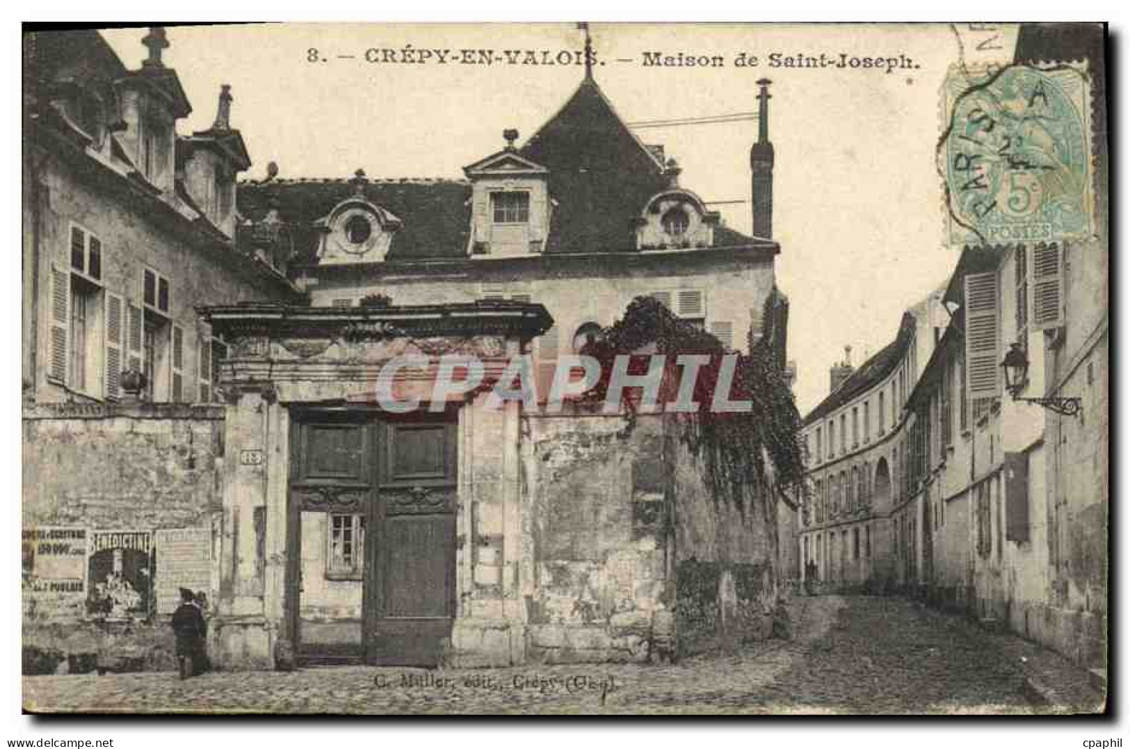 CPA Crepy En Valois Maison de Saint Joseph