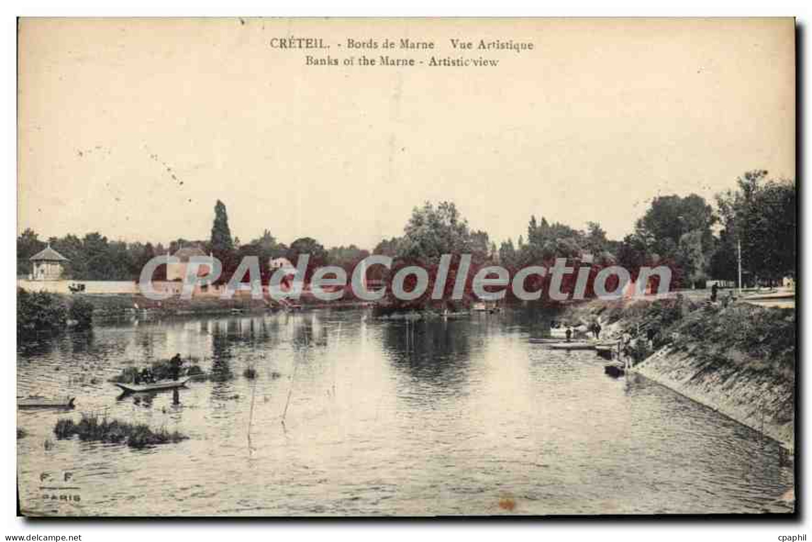 CPA Creteil Bords de Marne Vue Artistique