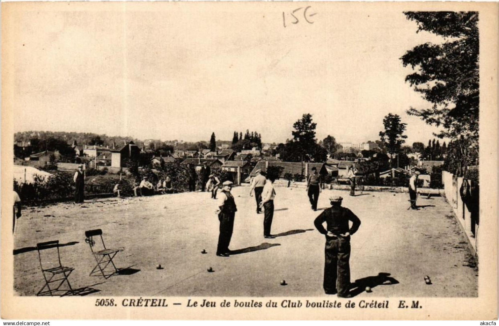 CPA CRETEIL Le Jeu de boules du Club bouliste de Creteil (600418)