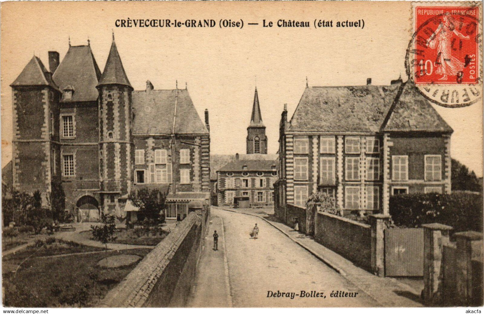 CPA Crevecoeur-le-Grand Le Chateau (1185788)
