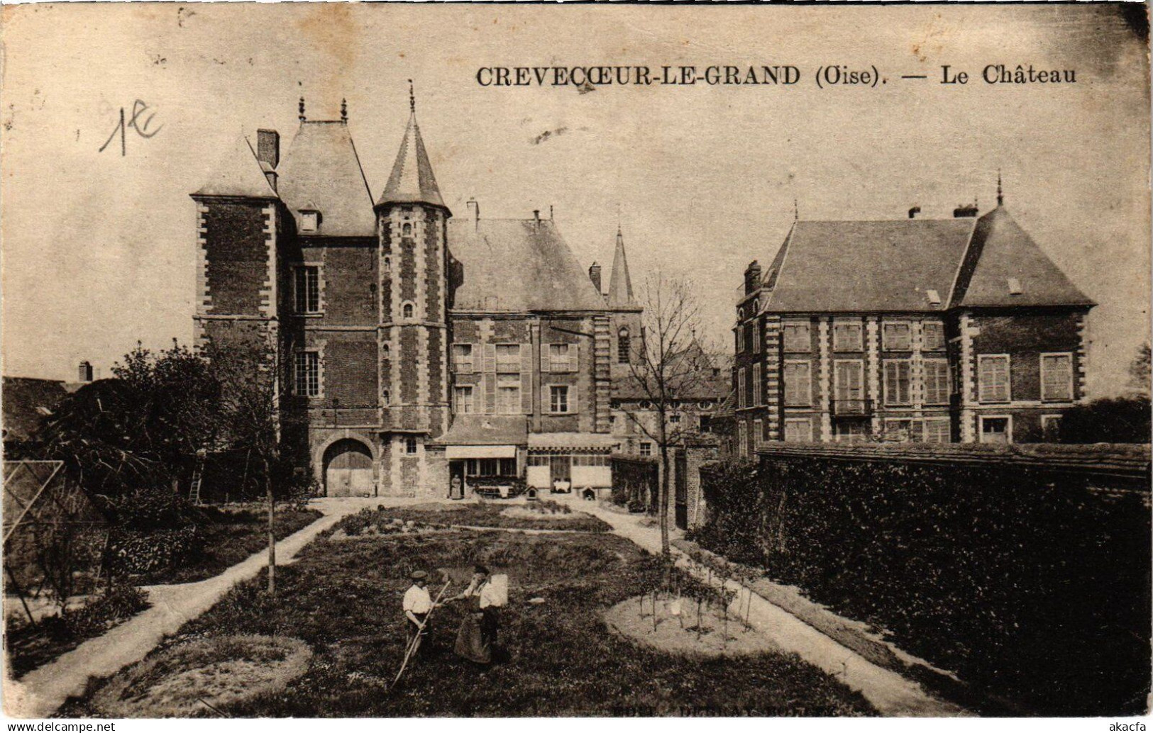 CPA Crévecoeur-le-Grand Le Chateau (1187201)