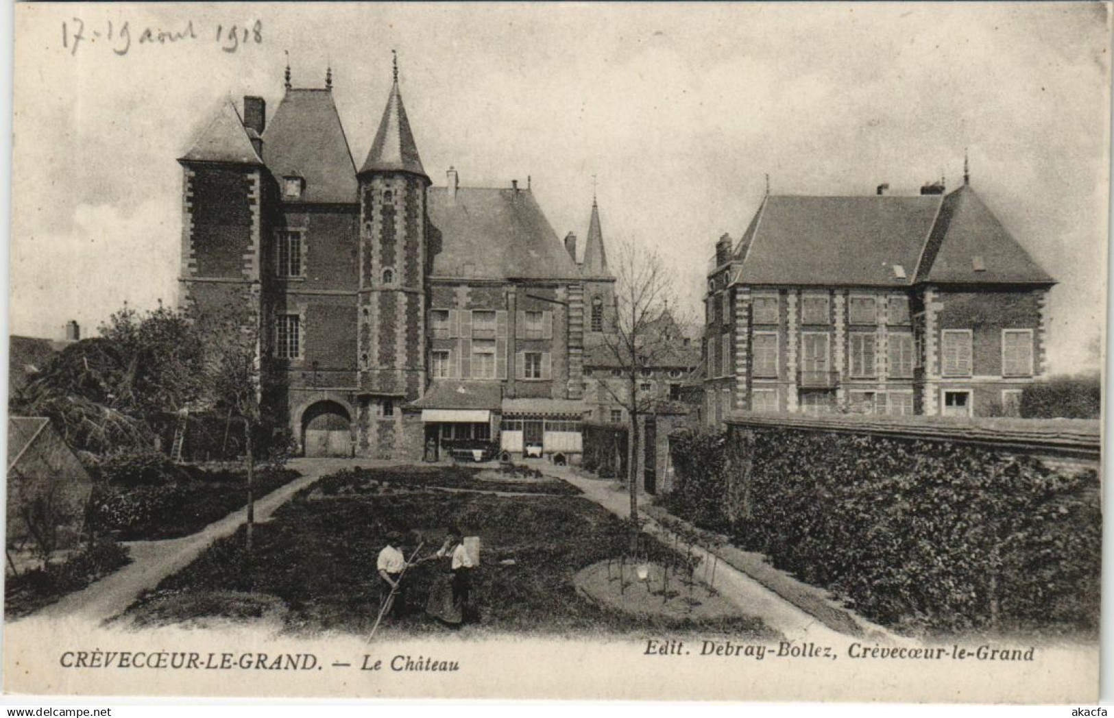 CPA CREVECOEUR-le-GRAND Le Chateau (1207265)