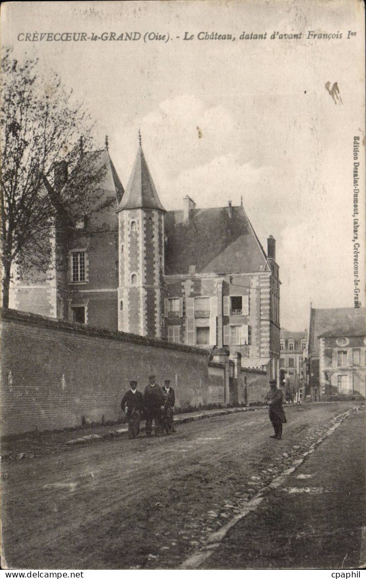 CPA Crevecoeur le Grand Le chateau datant d'avant Francois 1er