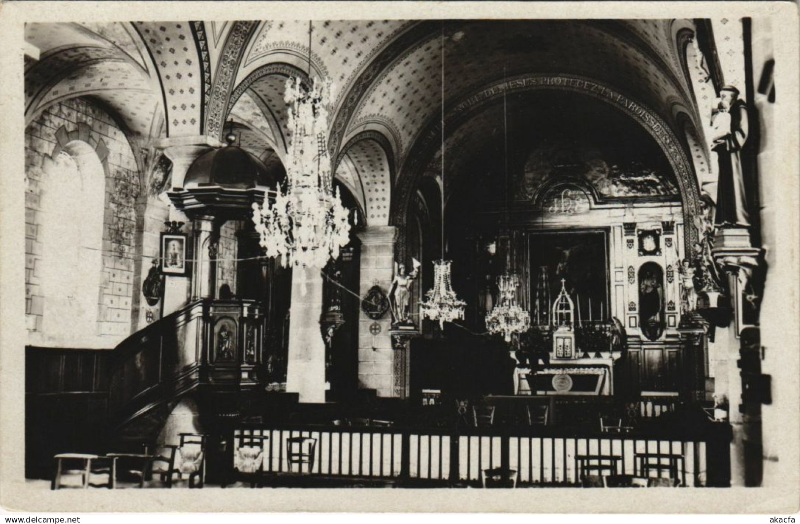 CPA CROCQ Interieur de l'Eglise Saint-Eloy (1144496)