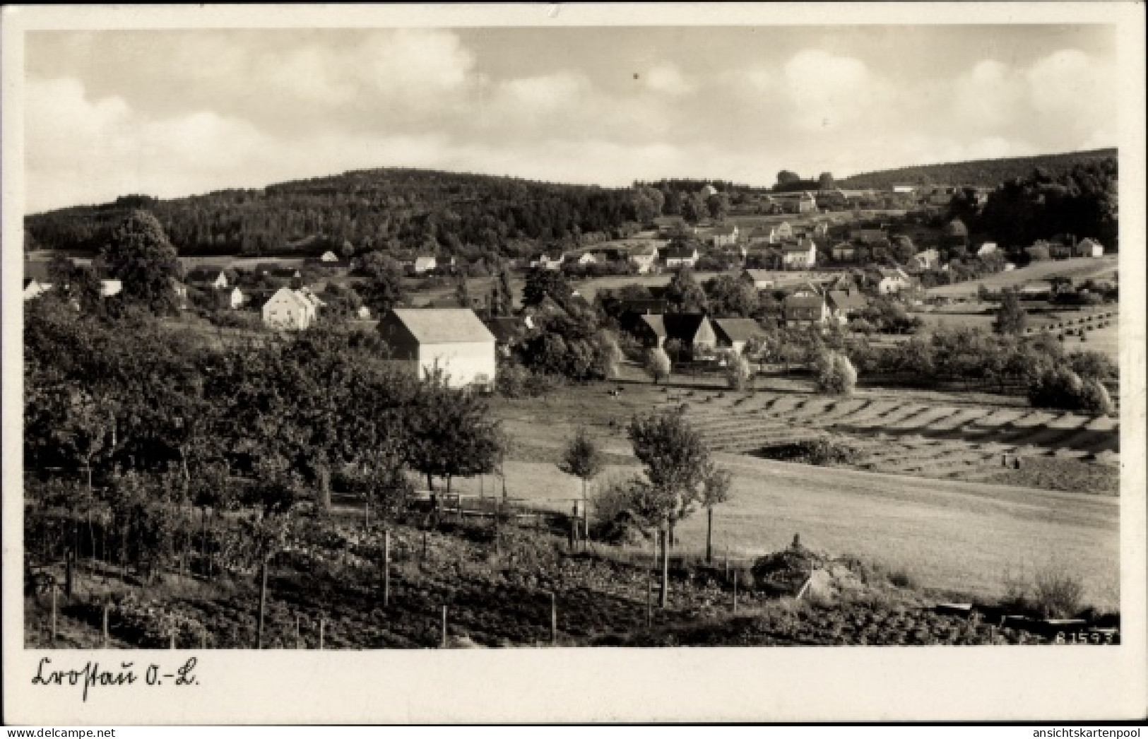 CPA Crostau Schirgiswalde Kirschau, Panoramablick auf den Ort