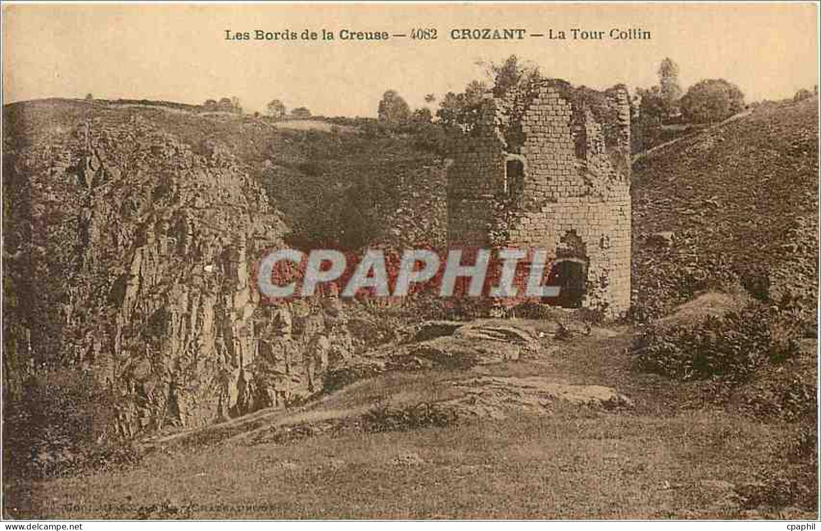 CPA Crozant La Tour Collin
