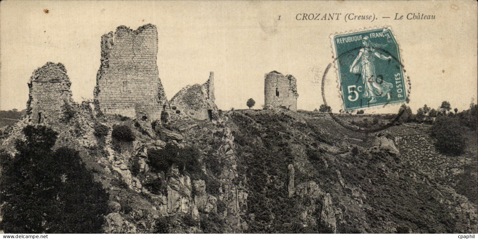 CPA Crozant Le Chateau