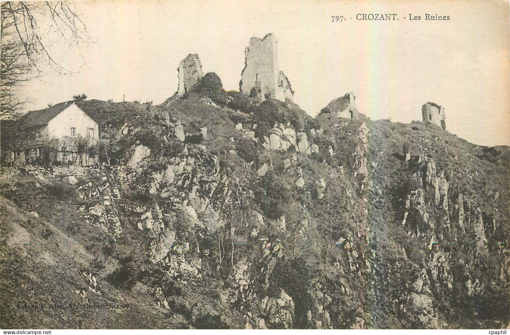 CPA Crozant les Ruines