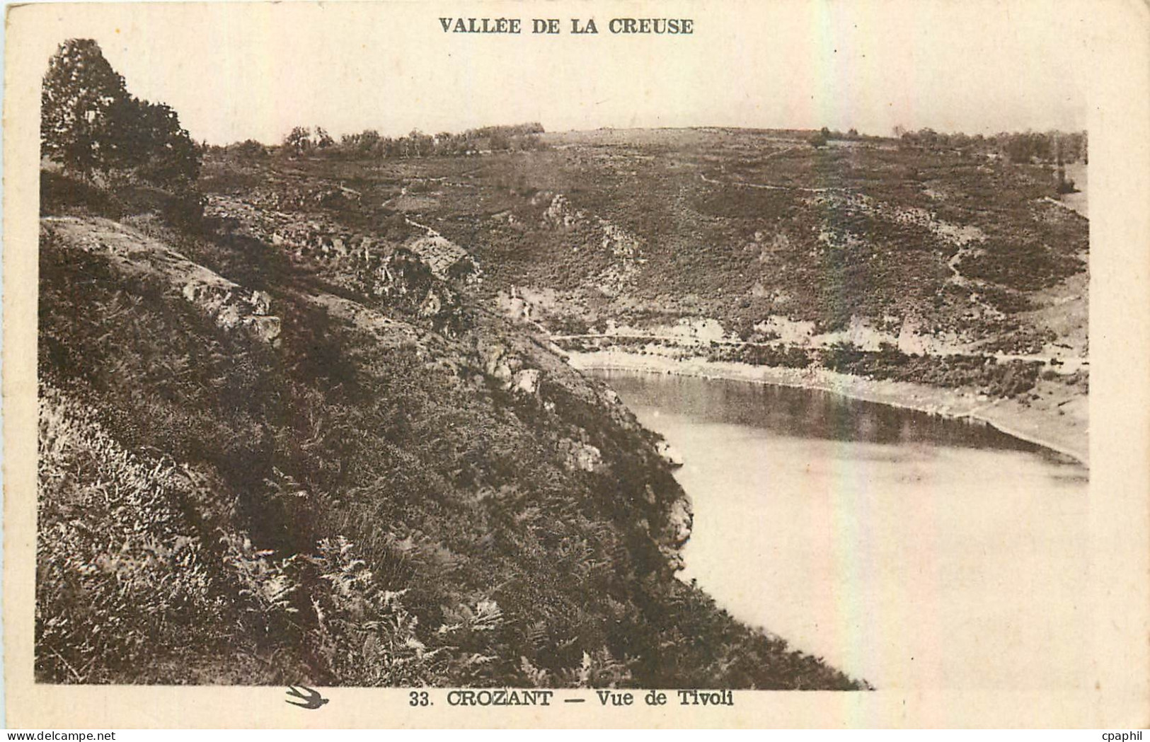 CPA Crozant Vue de Tivoli