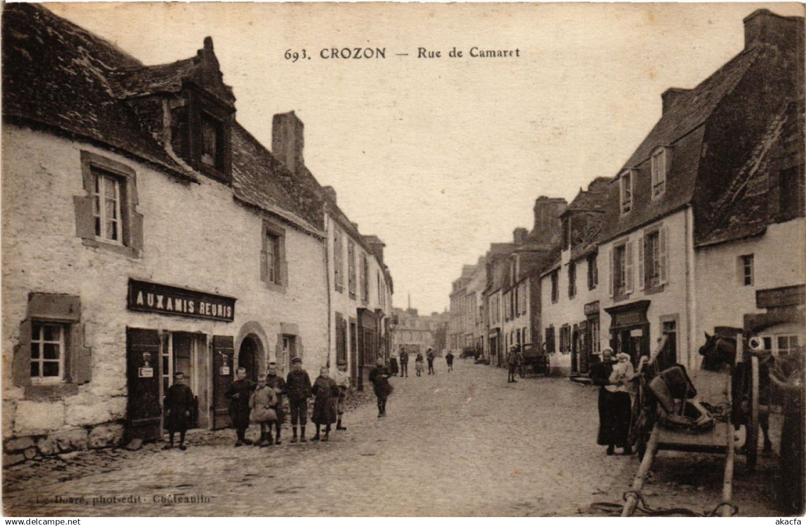 CPA CROZON - Rue de CAMARET (458407)