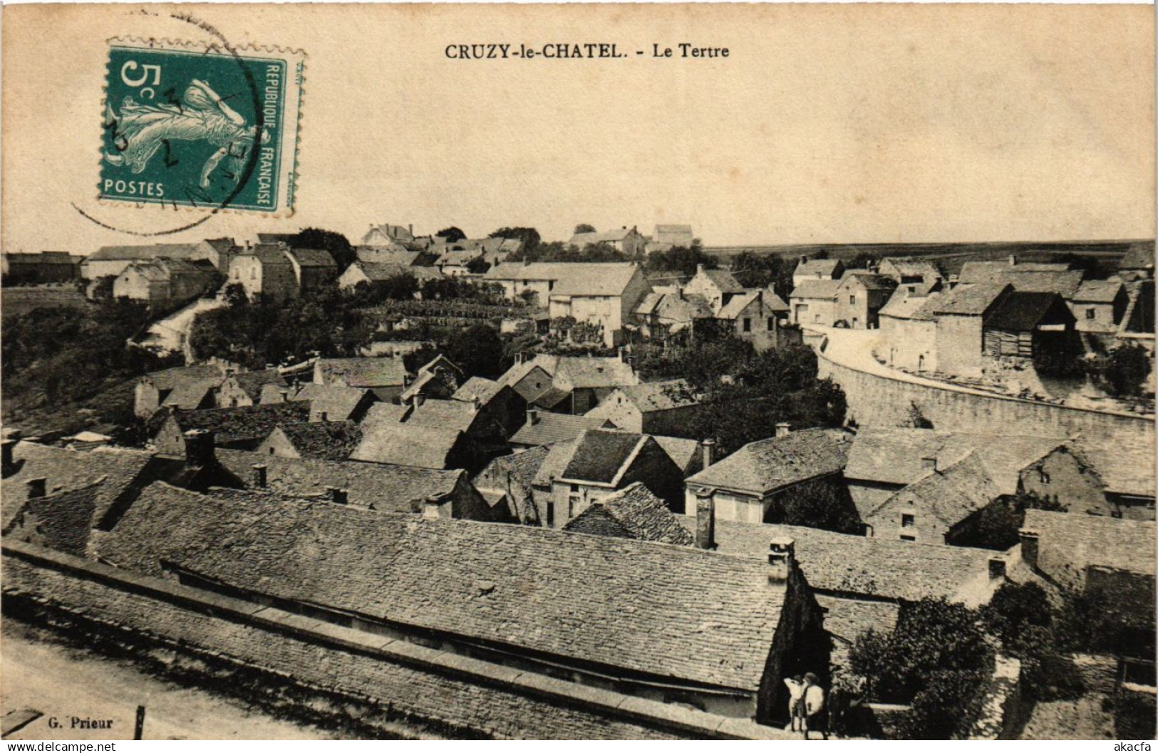 CPA CRUZY-le-CHATEL - Le Tertre (357908)