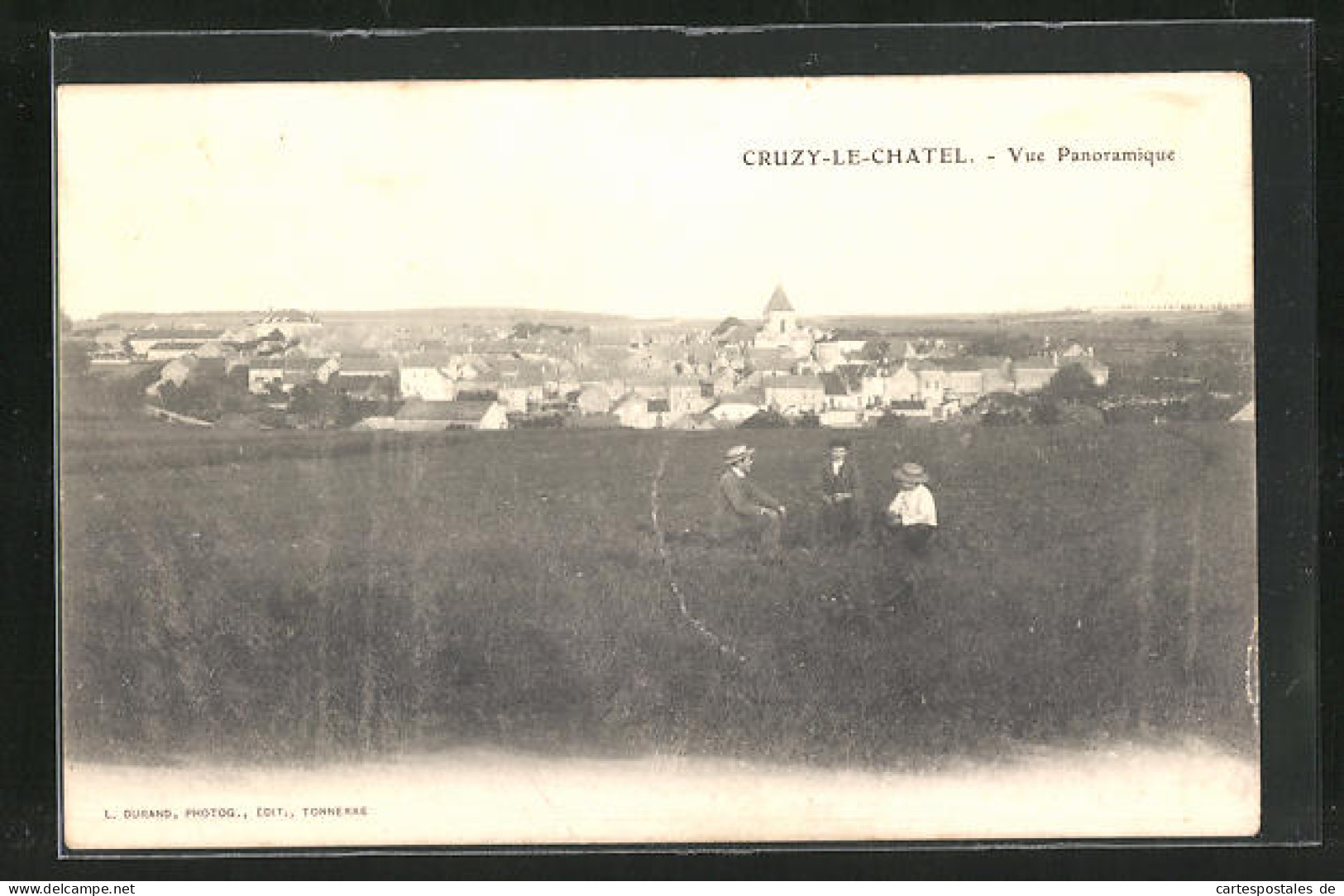 CPA Cruzy-le-Chatel, Vue Panoramique