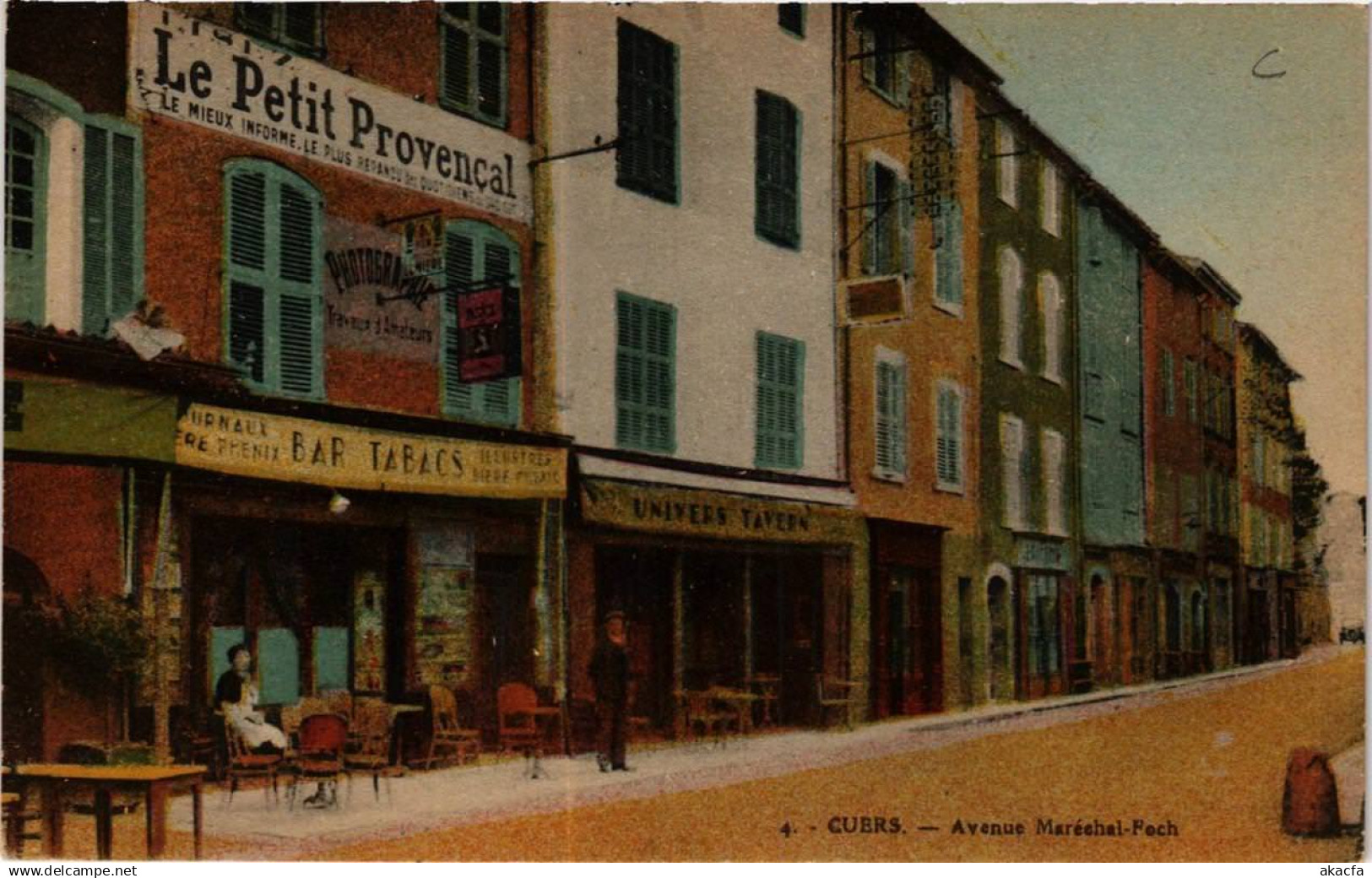 CPA CUERS Avenue Marechal-Foch (614200)