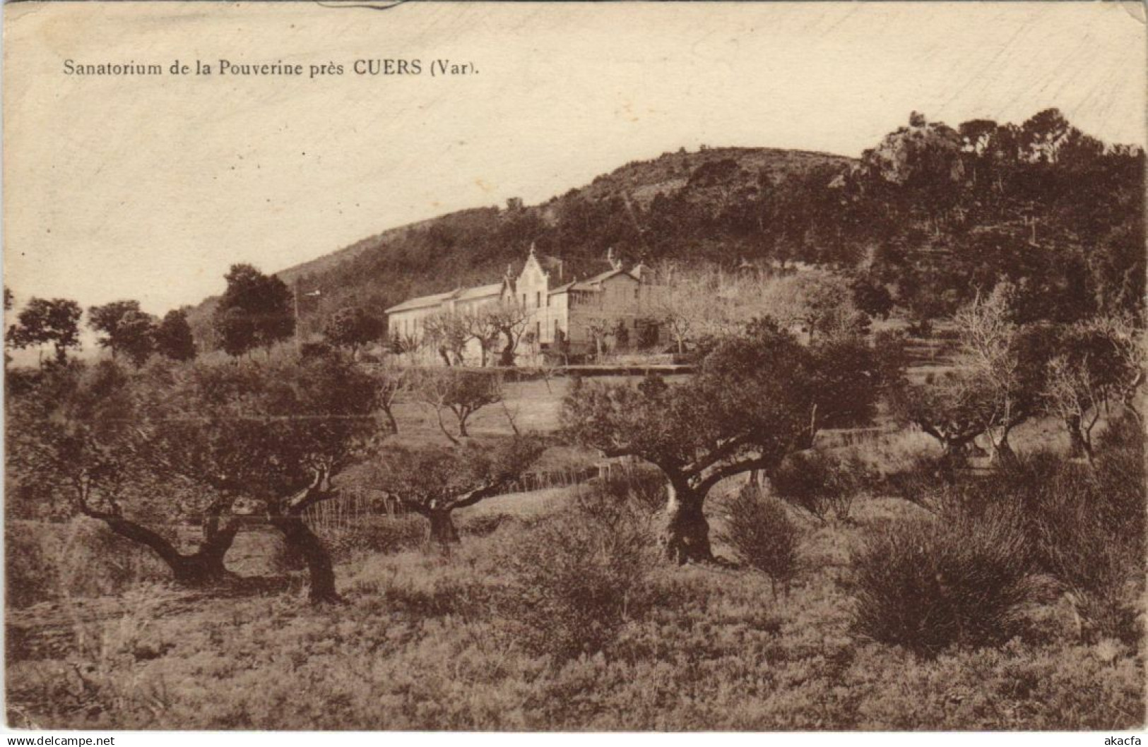 CPA CUERS Sanatorium de la Pouverine pres Cuers (1111724)