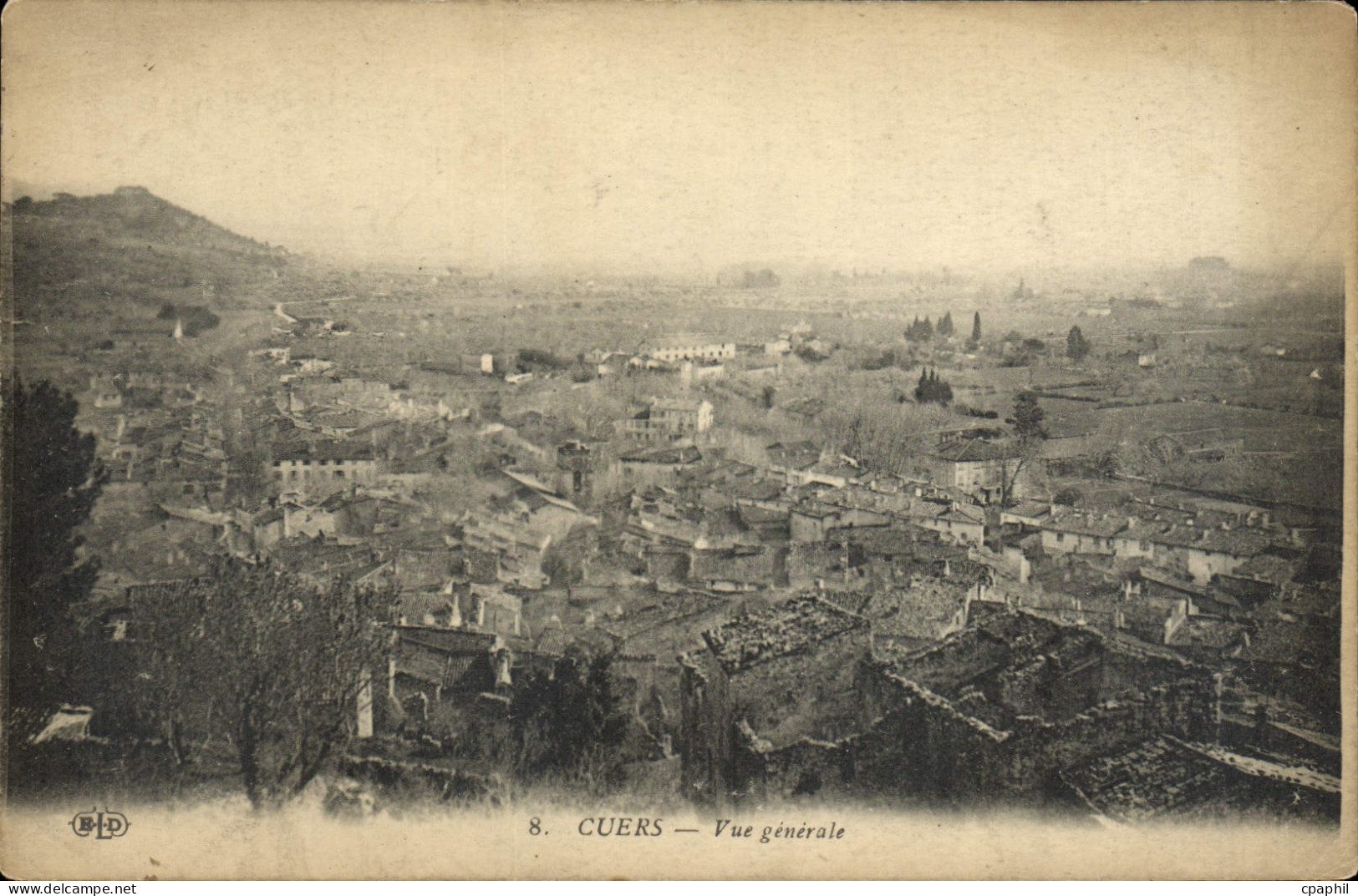 CPA Cuers Vue Generale