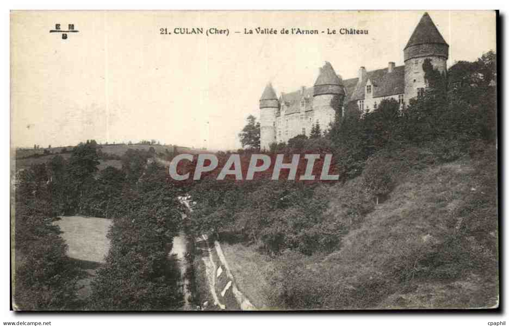 CPA Culan La Vallee de l'Arnon Le Chateau