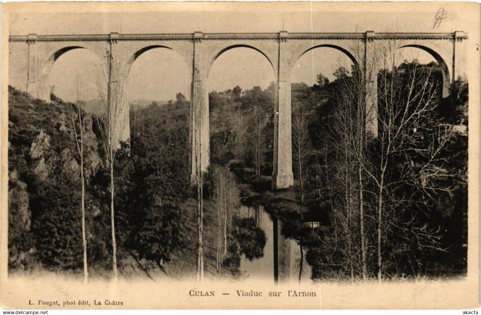 CPA CULAN Viaduc sur l'Arnon (613299)