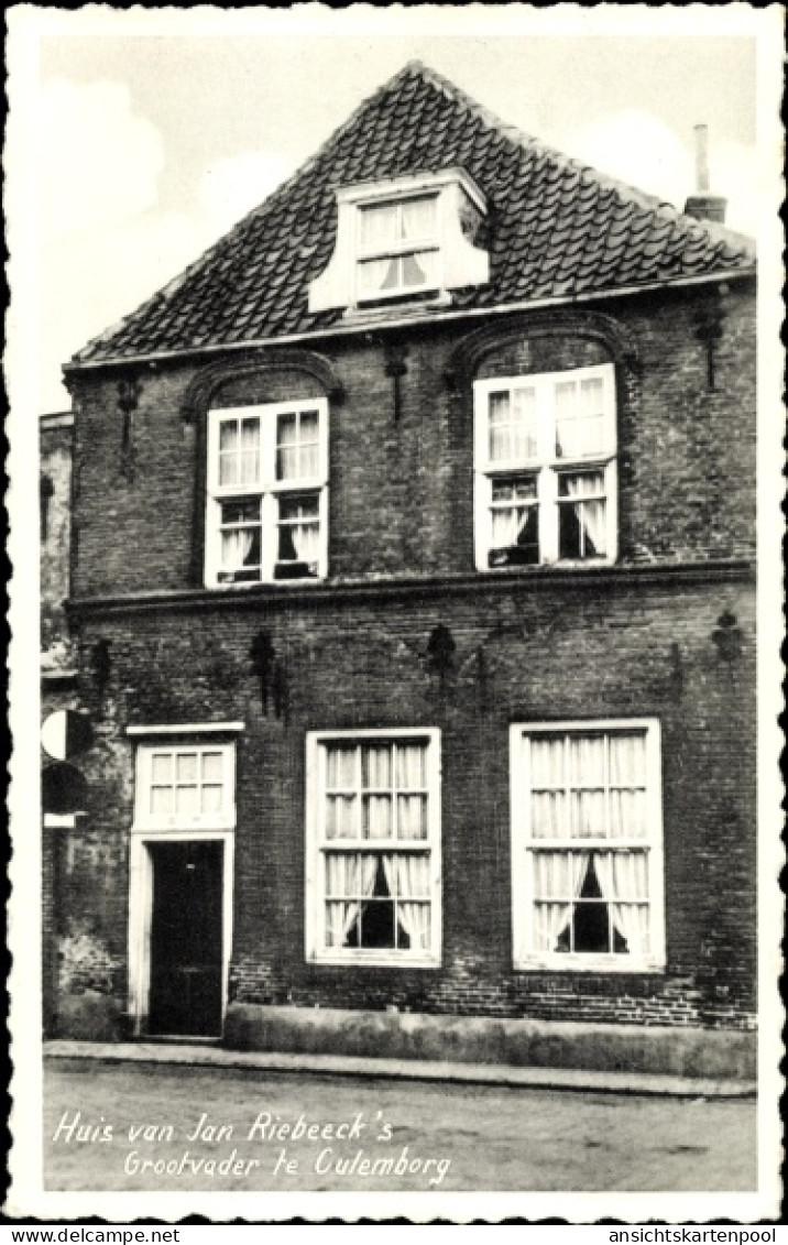 CPA Culemborg Gelderland, Huis van Jan Riebeeck's Grootvader