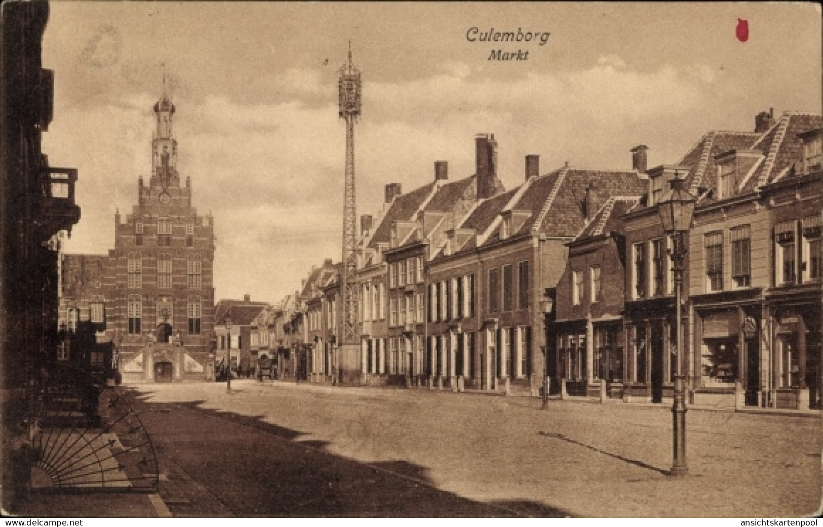 CPA Culemborg Gelderland, Markt