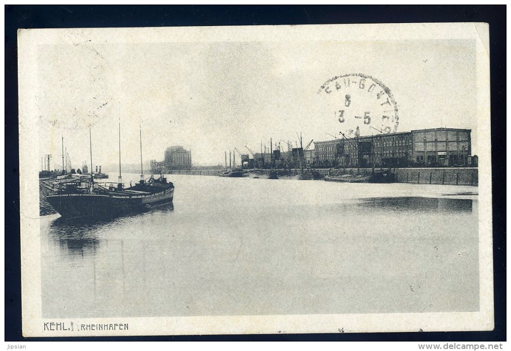 cpa  d' allemagne Kehl Rheinhafen      NCL9