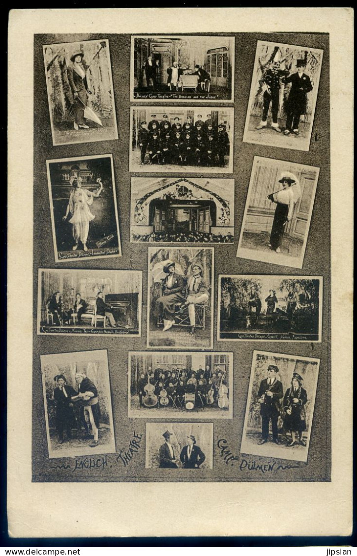 cpa d' Allemagne -- Lager Dülmen / Duelmen , scènes du Théâtre des prisonniers de guerre du camp de Dülmen    JU25-76