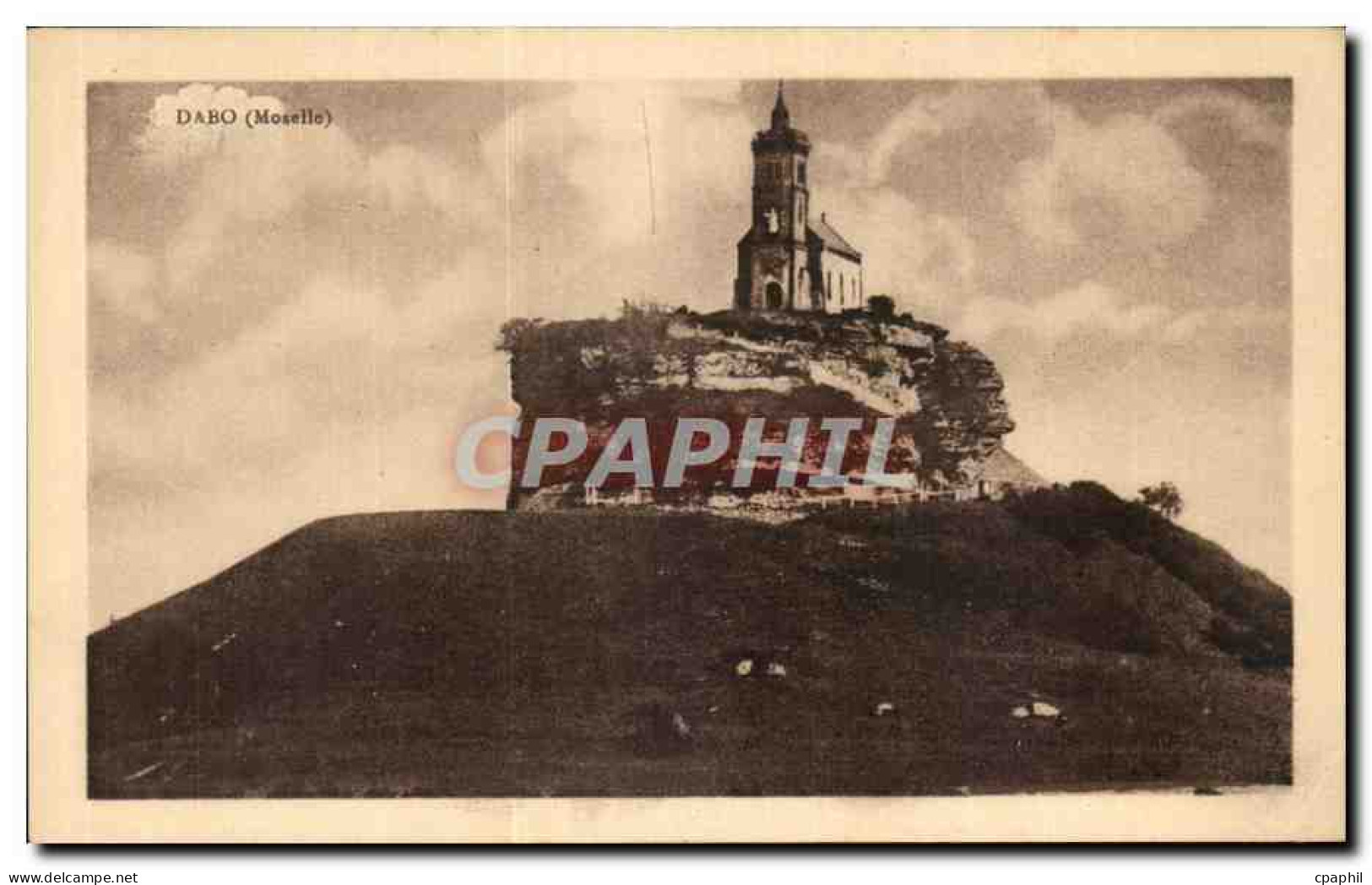 CPA Dabo Hotel Christophe Pension Au Rocher Schlossfelsen 664m Alt Dabo