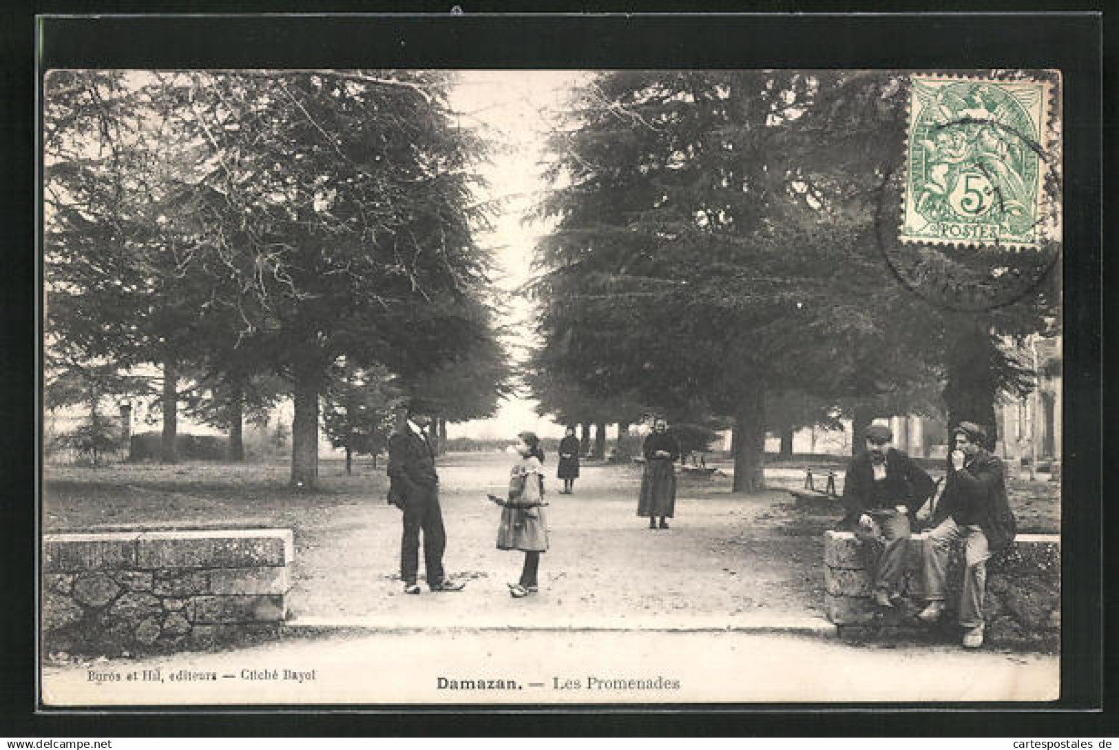 CPA Damazan, Les Promenades