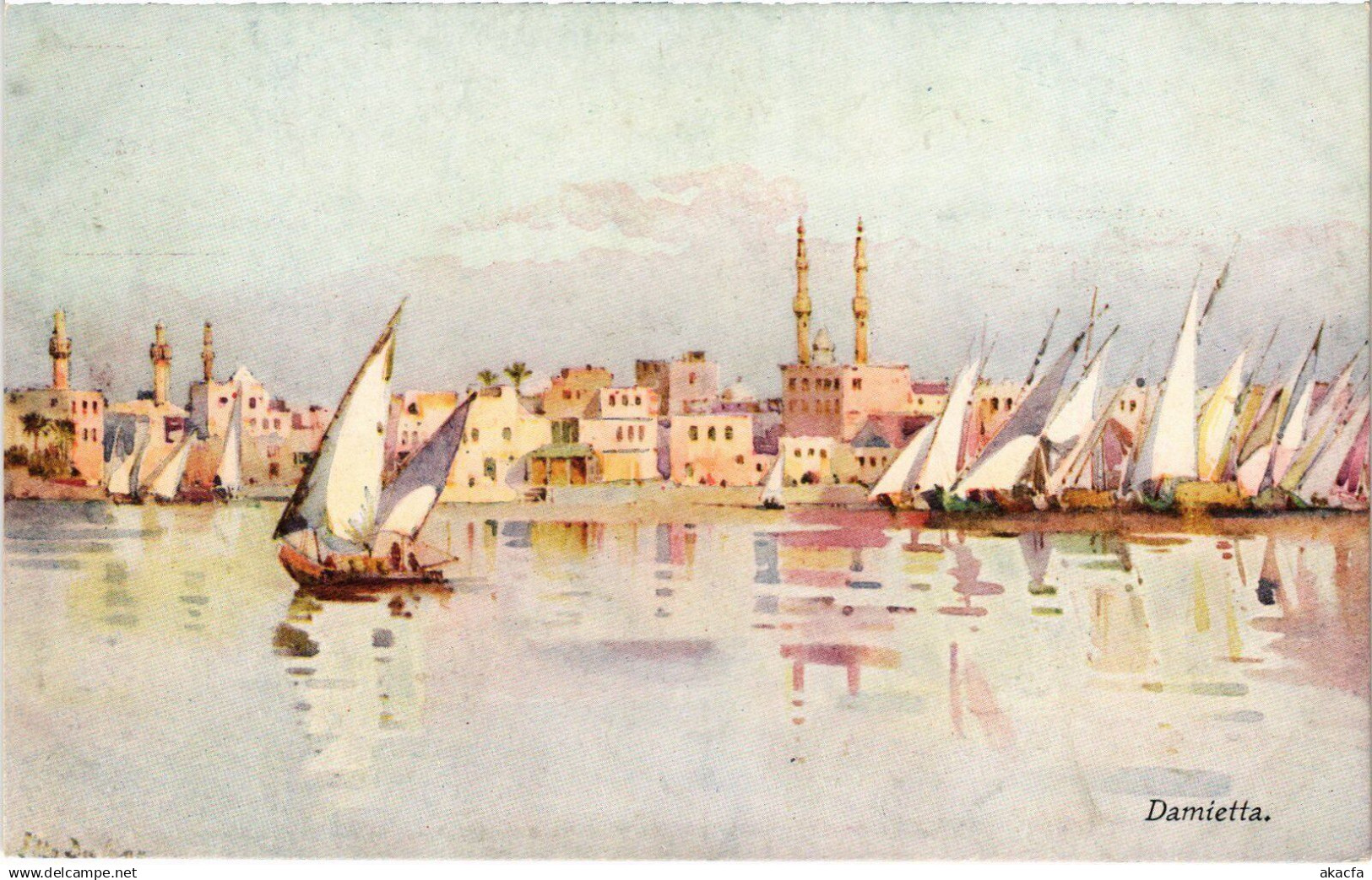 CPA DAMIETTA Vue Generale EGYPT (1324286)